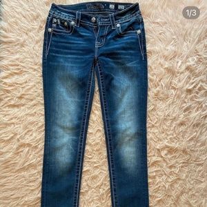 Miss Me Mid-Rise Skinny Jeans Buckle